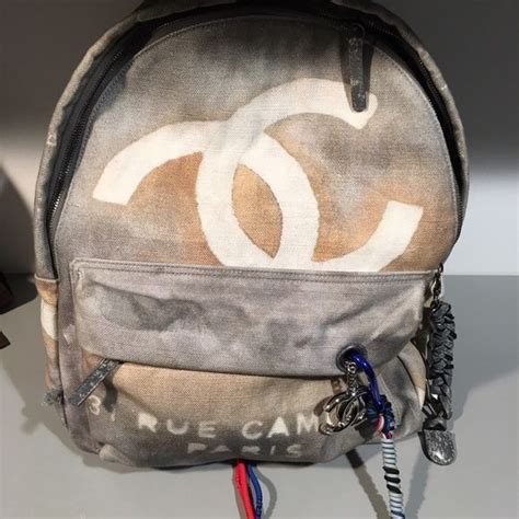 chanel graffiti backpack dupe